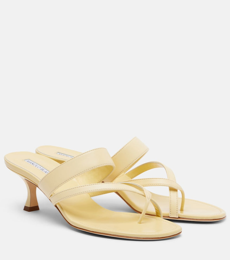 Manolo Blahnik Susa leather sandals