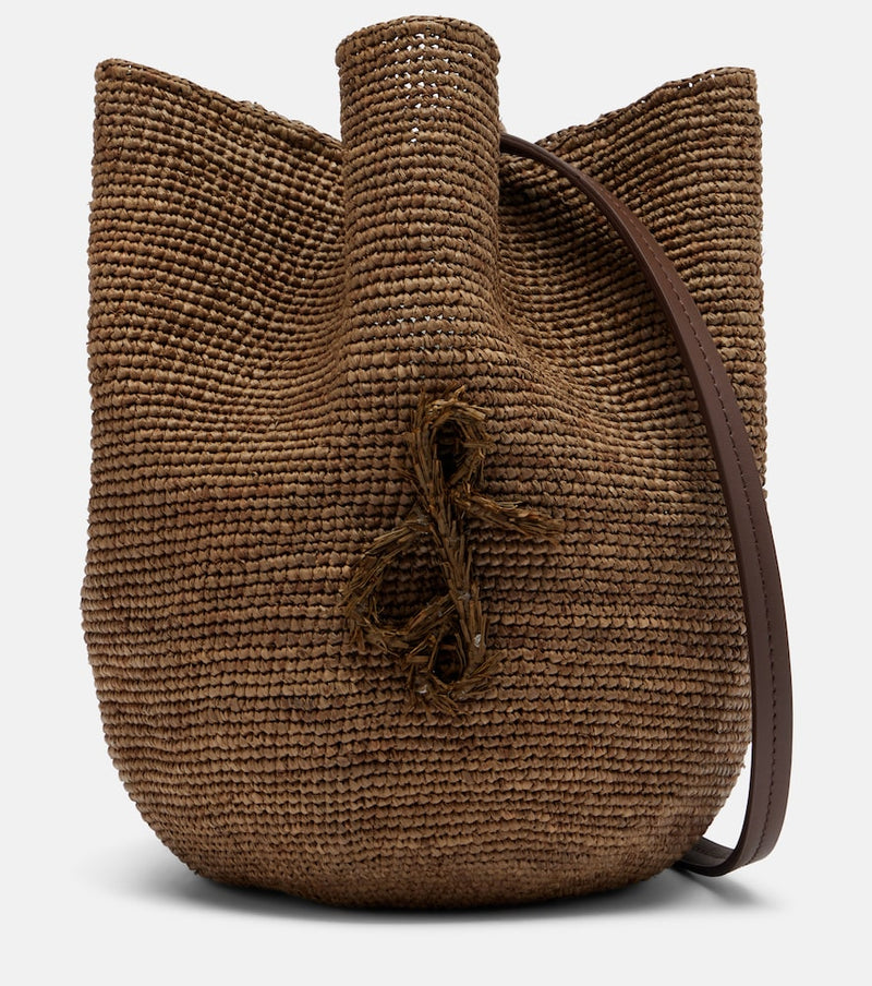 Ruslan Baginskiy HatBag raffia crossbody bag