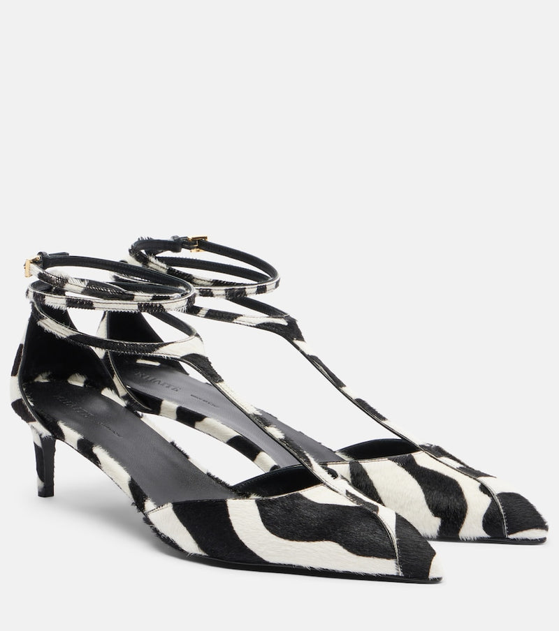 Khaite Mia calf hair pumps
