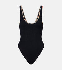 Burberry x Hunza G Faye Burberry Check swimsuit