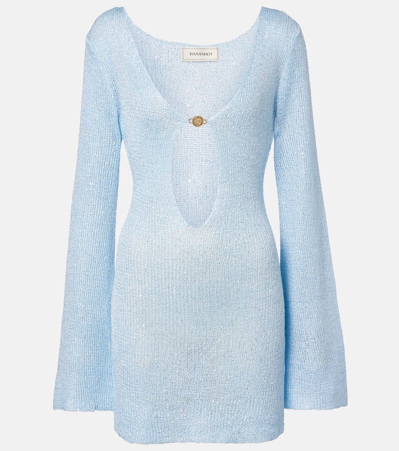 Bananhot Rey sequined knitted minidress