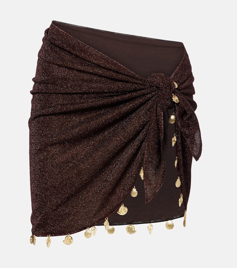 Oseree Lumiere embellished beach cover-up