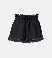 Poupette St Barth Cory broderie anglaise cotton poplin shorts