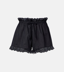 Poupette St Barth Cory broderie anglaise cotton poplin shorts
