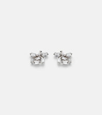 Suzanne Kalan Classic 18kt white gold (750/1000) stud earrings with diamonds