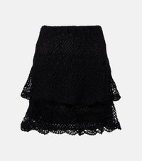 Anna Kosturova Florence cotton crochet miniskirt