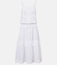 Anna Kosturova Manor crochet cotton midi dress