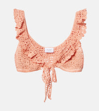 Anna Kosturova Crochet bra top