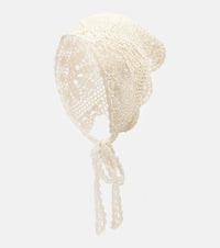Anna Kosturova Crochet cotton scarf