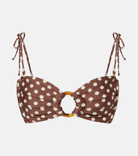 Montce Vivian polka-dot bikini top