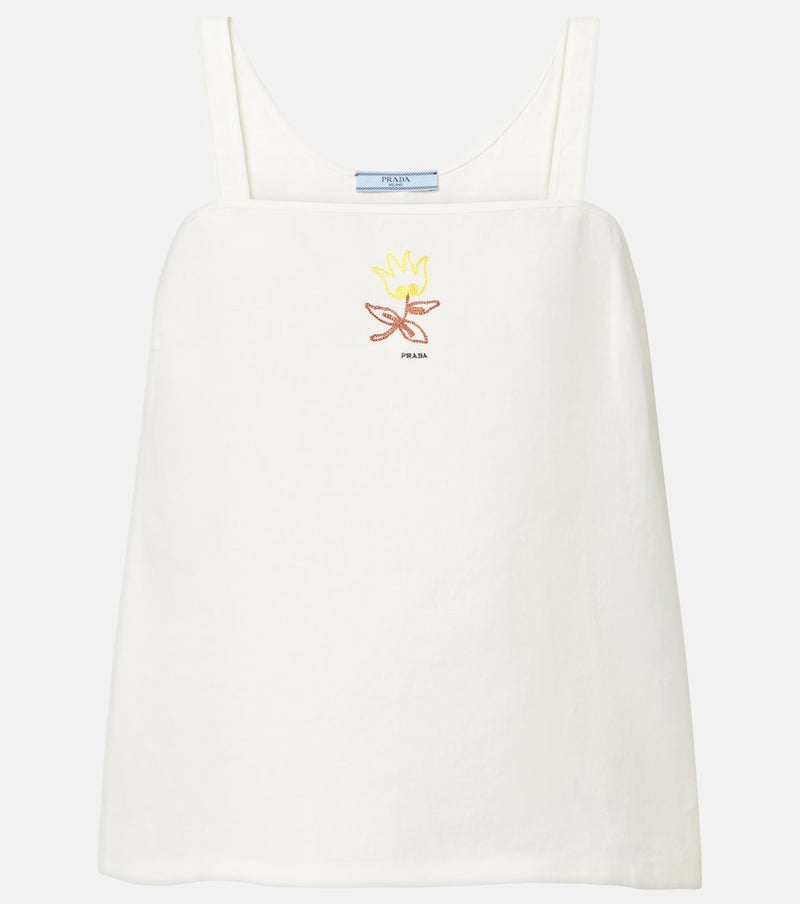 Prada Logo tank top