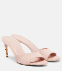 Gucci Castello calf hair mules