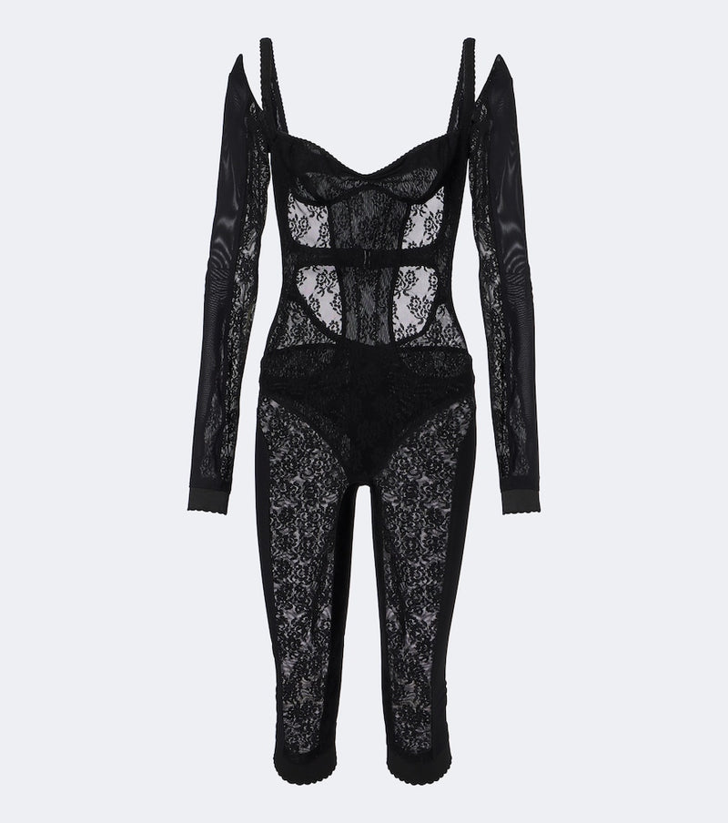 The Attico Lace jumpsuit