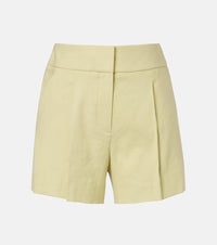 Veronica Beard Haina linen-blend twill shorts