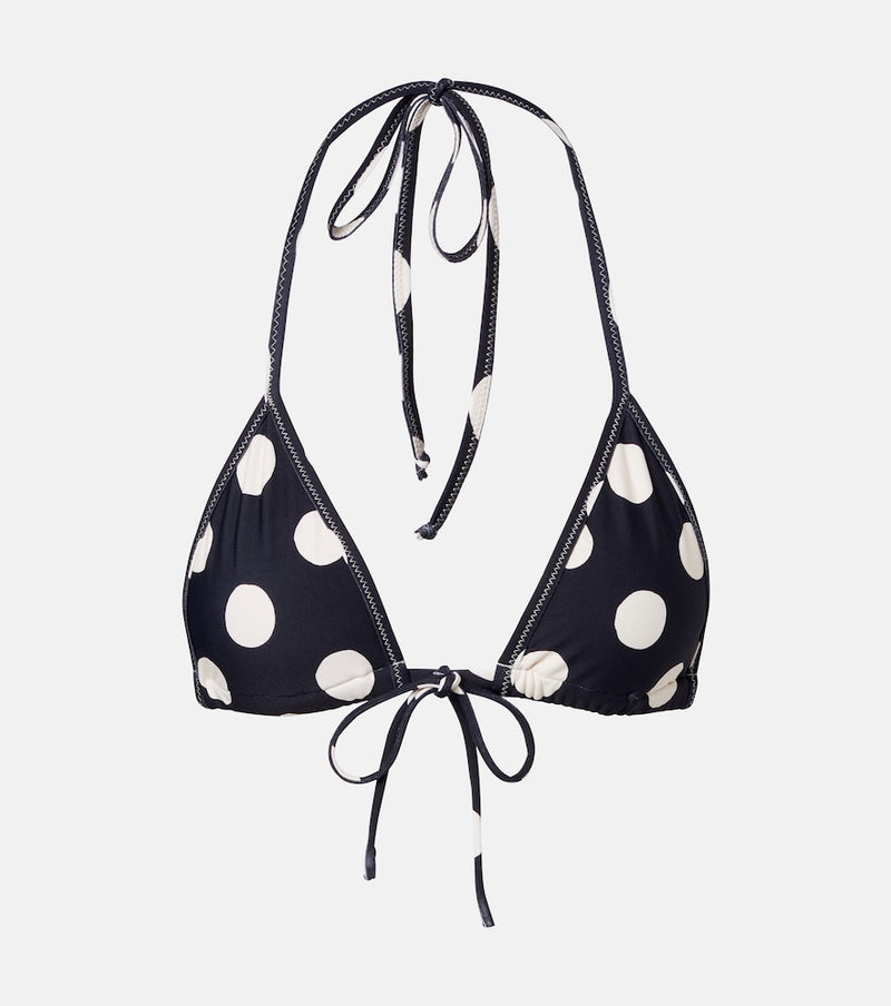 Montce Emma polka-dot bikini top