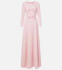 Carolina Herrera Bow-detail crepe gown