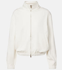 Max Mara Cotton and silk-blend sweatshirt