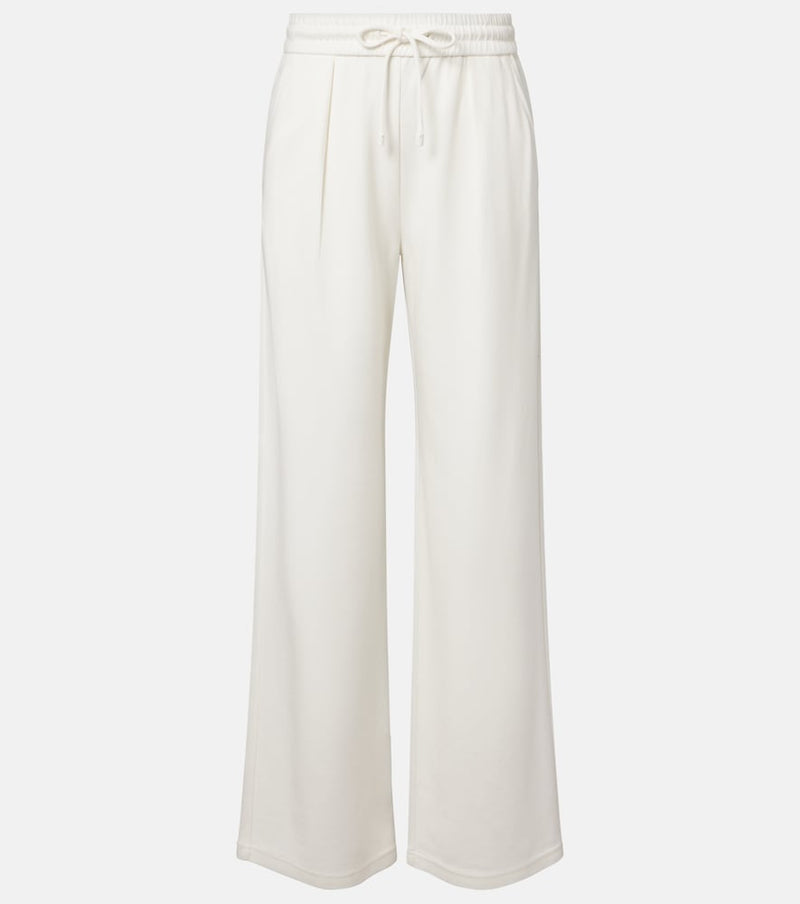 Max Mara Cotton and silk-blend sweatpants