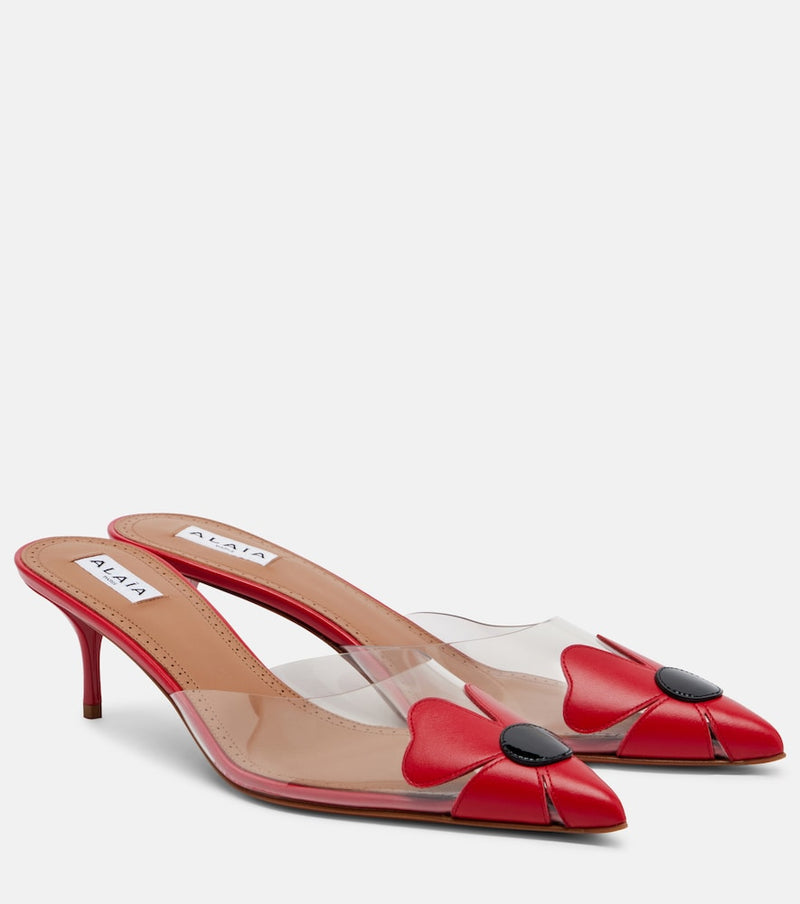 Alaia Bloom mules