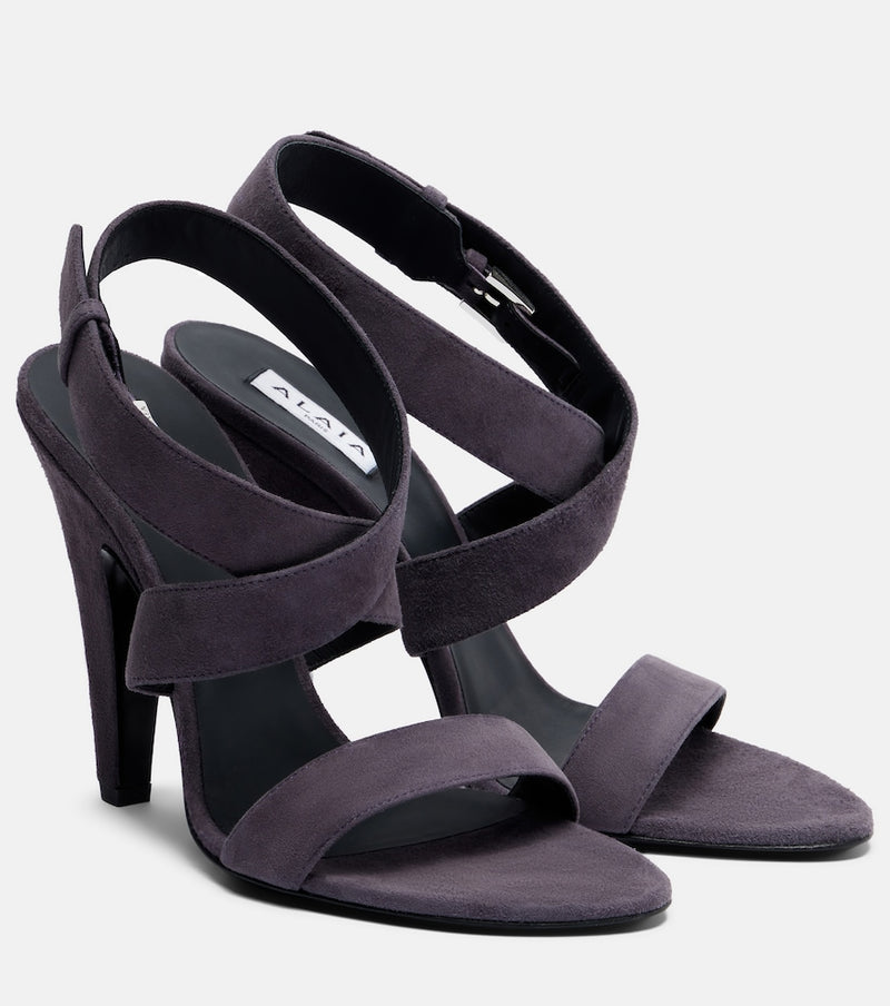 Alaia Cone suede sandals