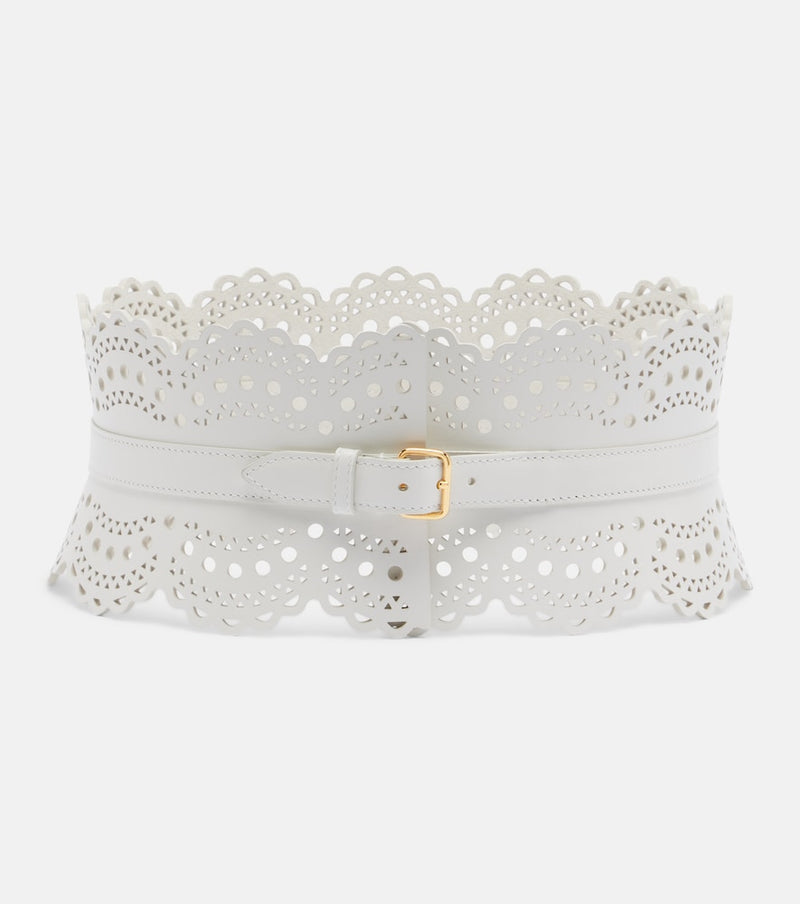 Alaia Vienne leather belt
