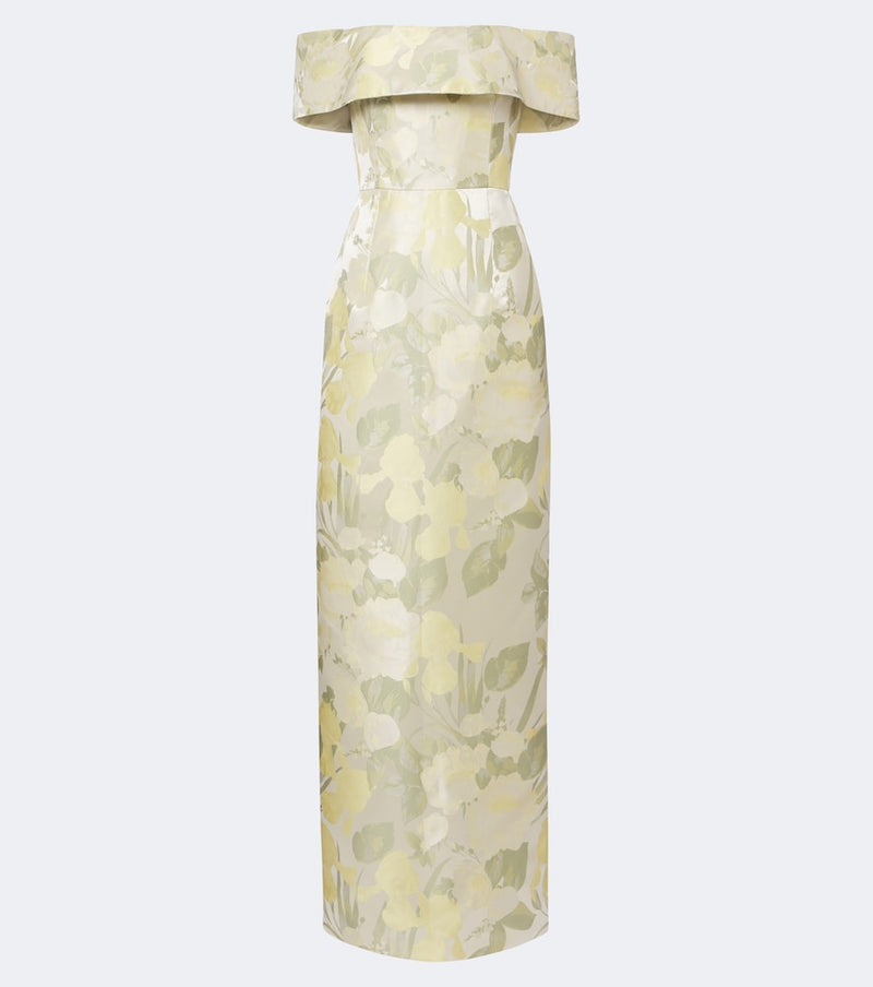 Markarian Clover floral gown