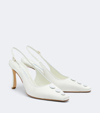 Manolo Blahnik Alexa satin slingback pumps