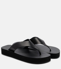 The Row Dune leather thong sandals