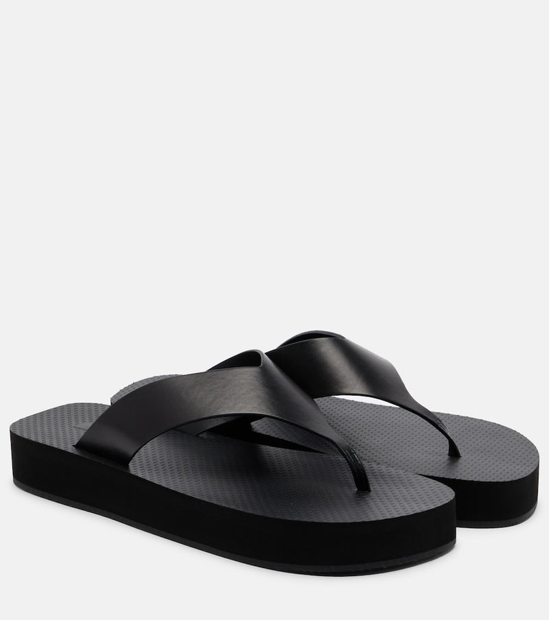 The Row Dune leather thong sandals