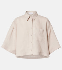 Brunello Cucinelli Oversized linen shirt