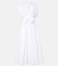 Alaia Cotton poplin midi dress