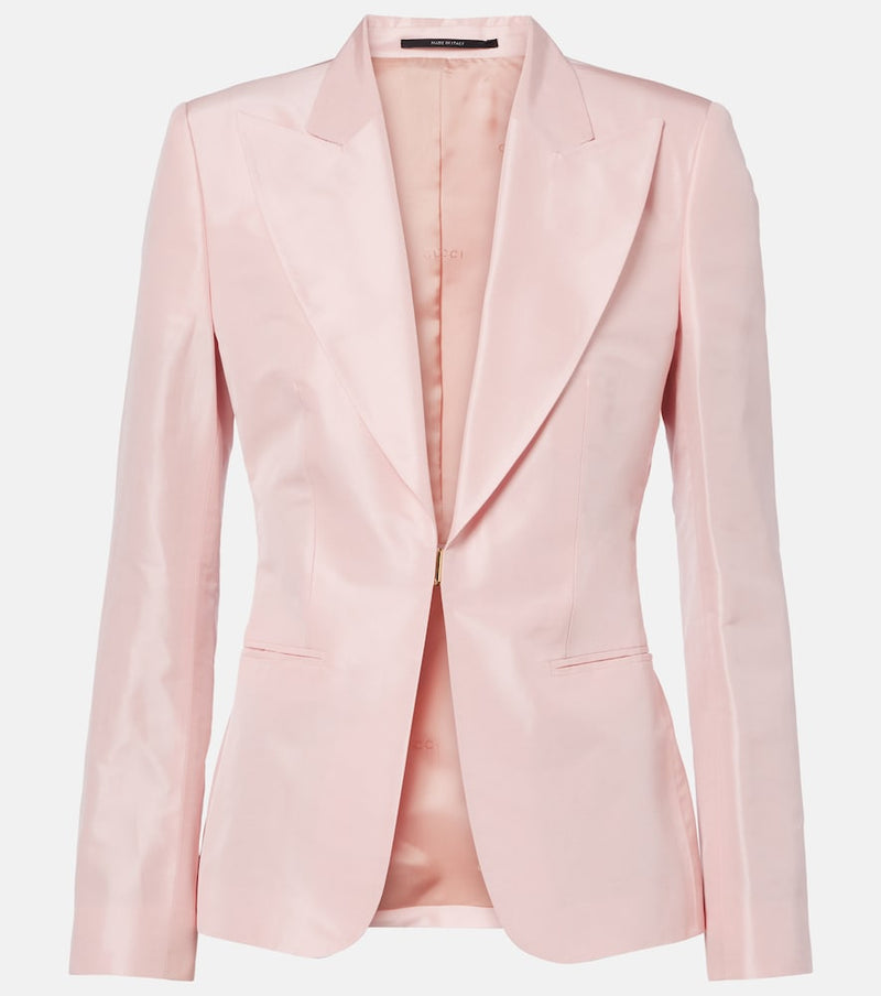 Gucci Silk faille blazer