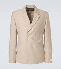 Jacquemus Melo linen-blend twill blazer