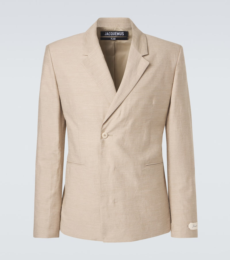 Jacquemus Melo linen-blend twill blazer