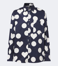 Jacquemus Camargue polka-dot cotton poplin shirt