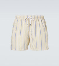 Fedeli Striped swim trunks