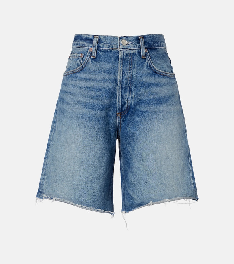 Agolde Indra denim Bermuda shorts