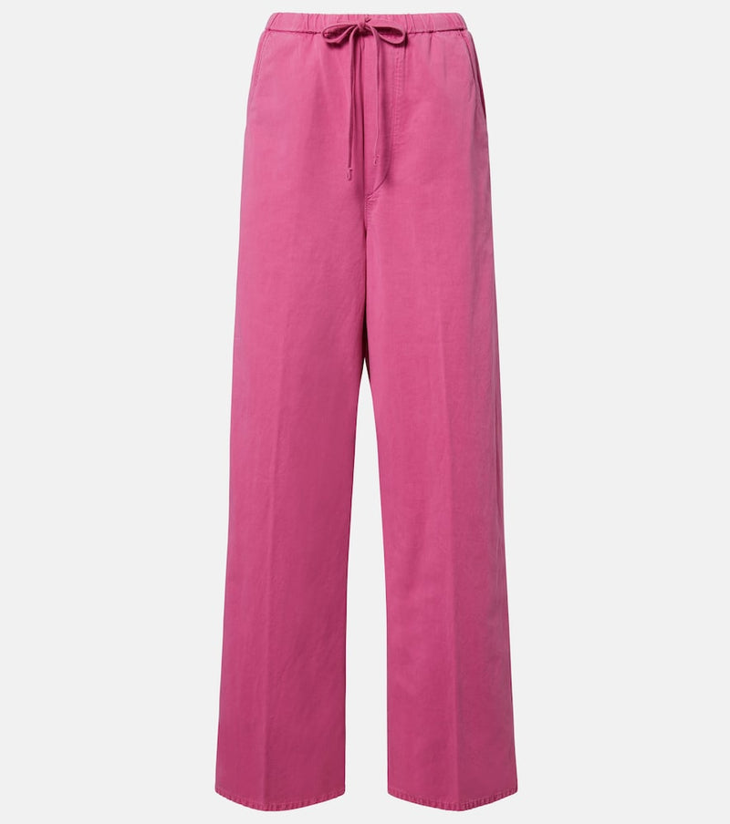 Citizens of Humanity Aurora cotton and linen wide-leg pants