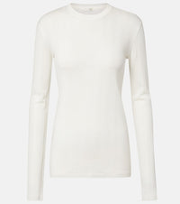 The Row Dantea cotton jersey top