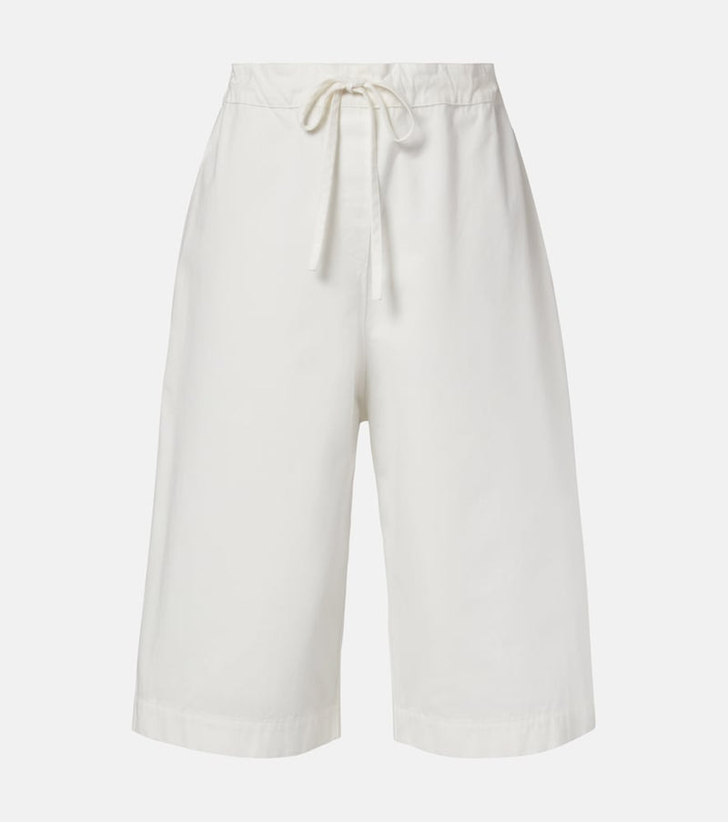 The Row Faldra cotton Bermuda shorts