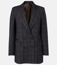 Blaze Milano Everyday checked virgin wool blazer