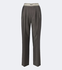 Versace Wool and mohair straight pants