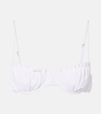 Faithfull Esterel ruched bikini top