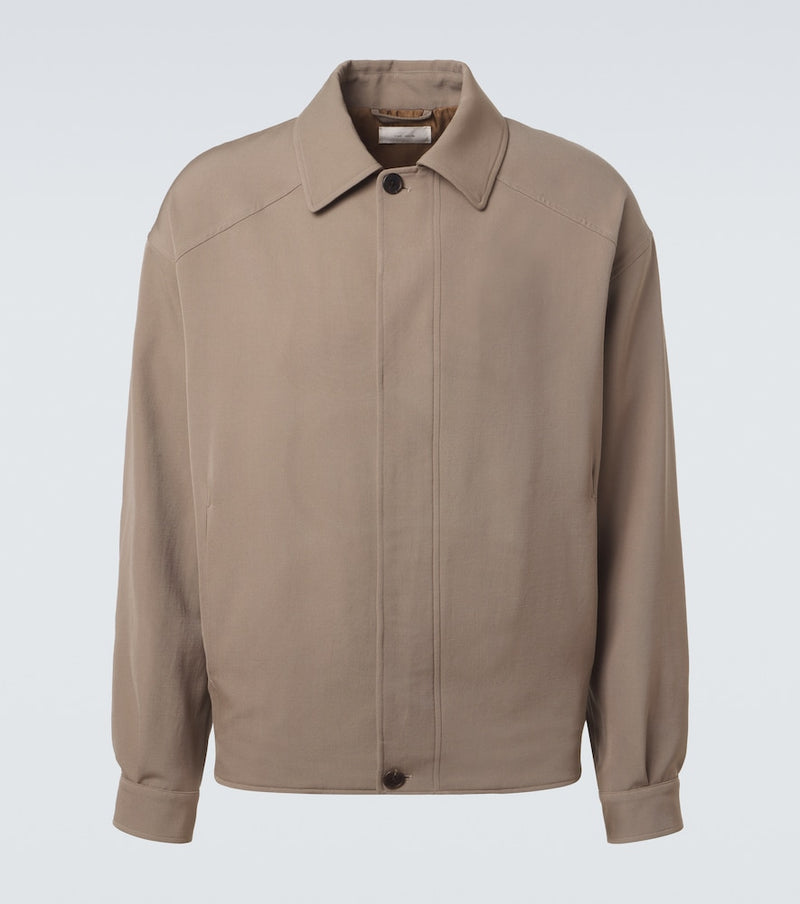 The Row Osano wool blouson jacket