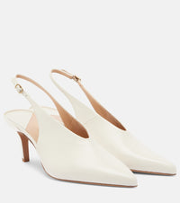 Chloe Suzie leather slingback pumps