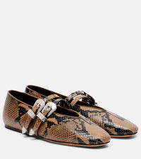 Le Monde Beryl Classic Claudia leather Mary Jane flats