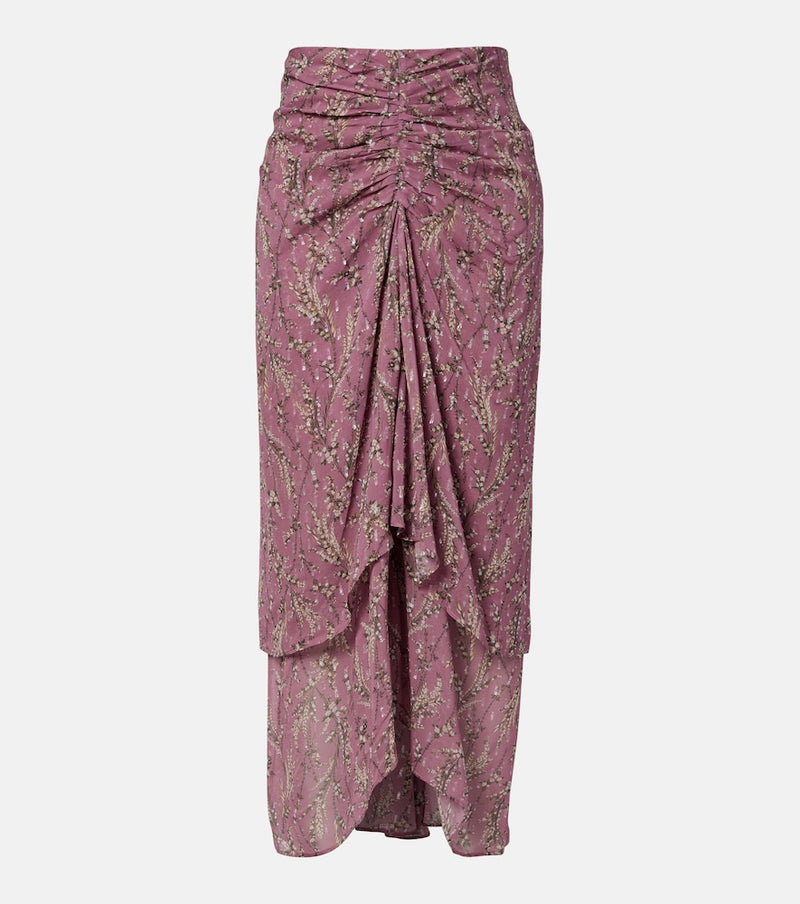 Veronica Beard Sira floral midi skirt
