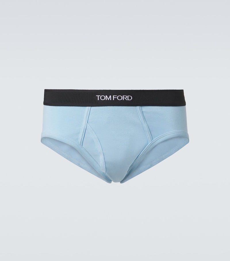 Tom Ford Logo cotton-blend briefs