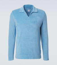 Fedeli Cotton terry polo shirt