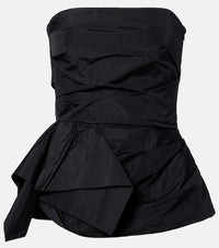 Max Mara Taffeta corset top